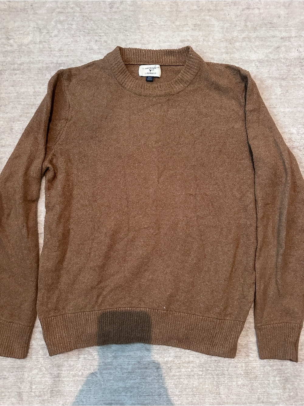 American Eagle Outfitters Brown Crewneck Sweater